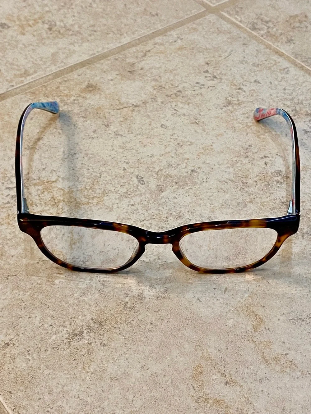 Lilly Pulitzer Sandbar Reading Glasses 2.50 Reader Dark Tortoise